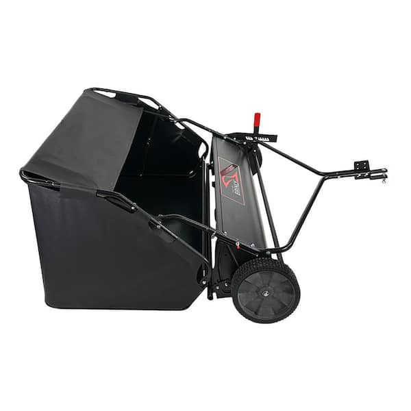 54 in. 30 cu. ft. Lawn Sweeper with DOUBLE-HELIX Brushes for Lawn Tractors and Zero-Turn Mowers