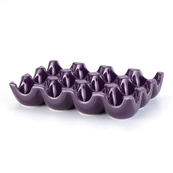 Rachael Ray 12-Cup Egg Tray in Purple