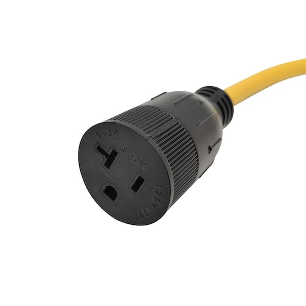 parkworld 125-Volt 20 Amp 2 ft. 12/3 SJTW NEMA 5-20