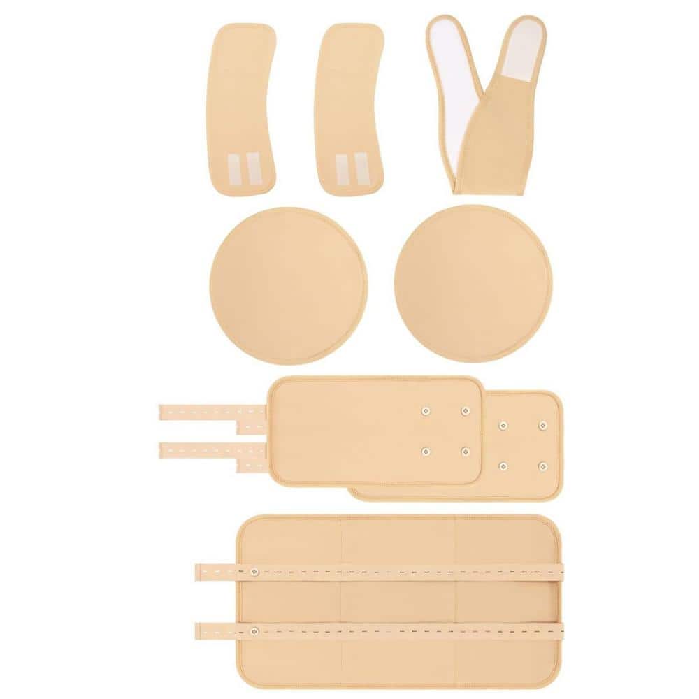 Small Castor Oil Pack Wrap Adjustable Elastic Strap and Reusable Organic Co