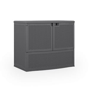 Oasis 48.75 in. W x 30.5 in. D x 41.25 in. H Plastic Outdoor Storage Cabinet