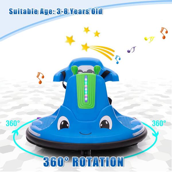  Bumper Buddy Ride On Electric Bumper Car for Kids & Toddlers,  12V 2-Speed, Ages 1 2 3 4 5 Year Old Boys - Remote Control, Baby Boy Riding  Bumping Toy Gifts
