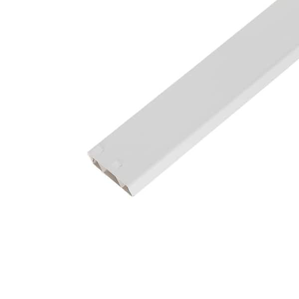 Veranda 8 ft. White Vinyl Ranch Fence Rail