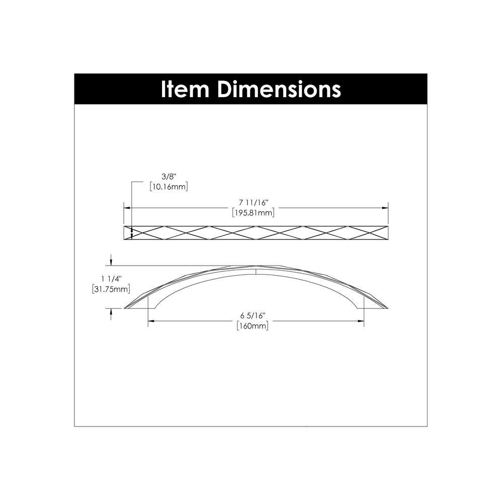 Matte Black Geometric Modern Cabinet Pulls with Mounting Hardware