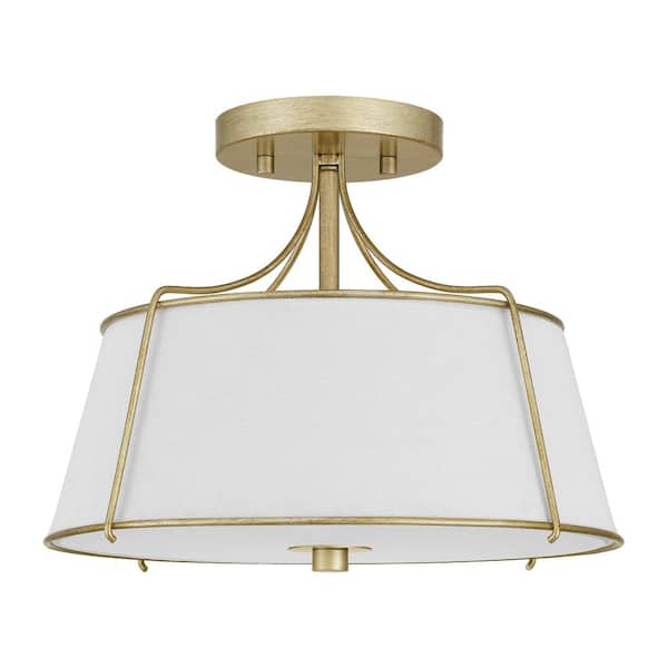 brushed gold flush mount