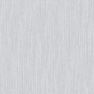 Special FX Metallic Vertical Textile Textured Wallpaper in Silver