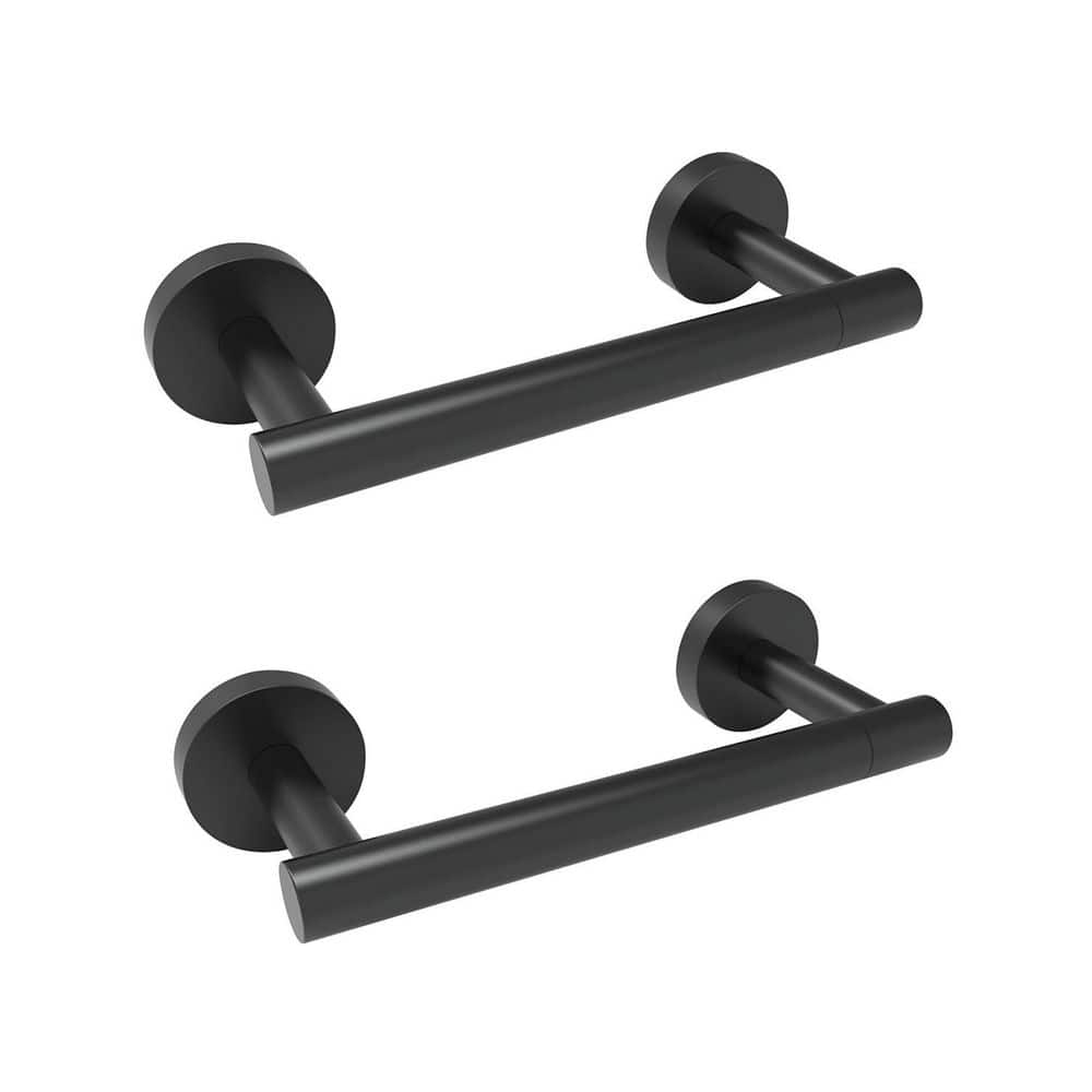 2-Pack Stainless Steel Wall Mounted Toilet Paper Holder, Double Post Pivoting Toilet Paper Roll Holder in Matte Black price history on PriceWatchPro