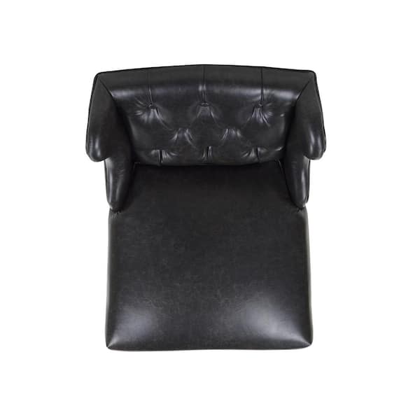 Leather Dark Grey Puff Sofa Stool, For Home, Size: 10x10x10 Inch at Rs  800/piece in Bengaluru