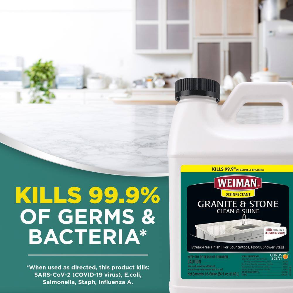 Weiman 64 Oz Granite and Stone Cleaner and Polish Refill