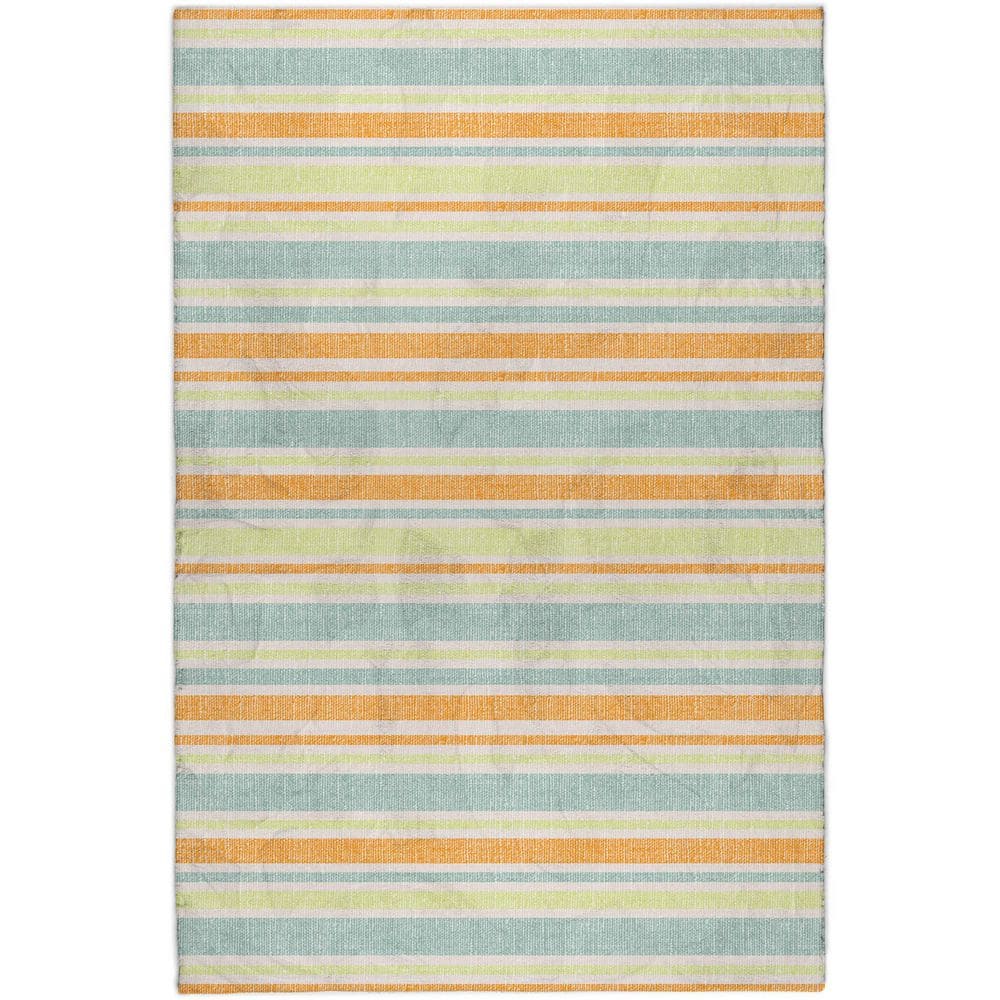 Dream Shag Premium Machine Washable Abstract ADS531 Orange 8 ft. x 10 ft. Area Rug price history on PriceWatchPro