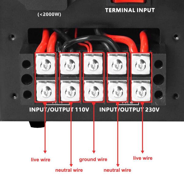 LiteFuze LT Series 750 Watt Voltage Converter Transformer Step Up/Down