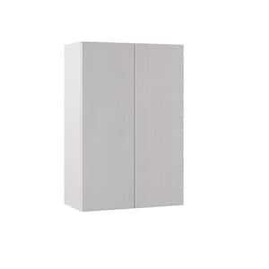 Designer Series Edgeley Assembled 24x36x12 in. Wall Kitchen Cabinet in Glacier