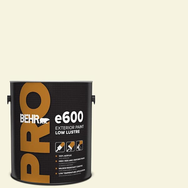 BEHR PRO 1 gal. #BWC-03 Lively White Low Luster Exterior Paint