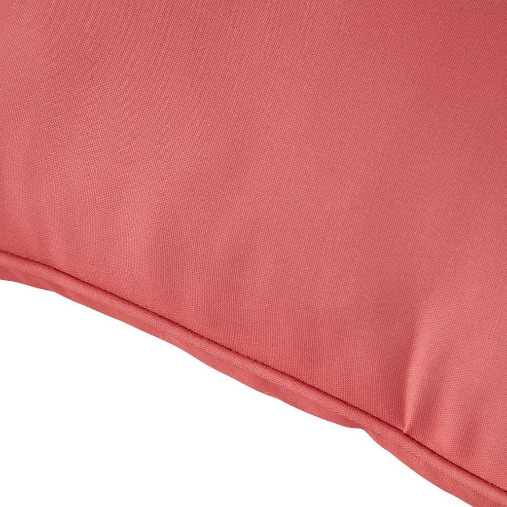 Coral Polyester Outdoor Deep Seat Cushion Set