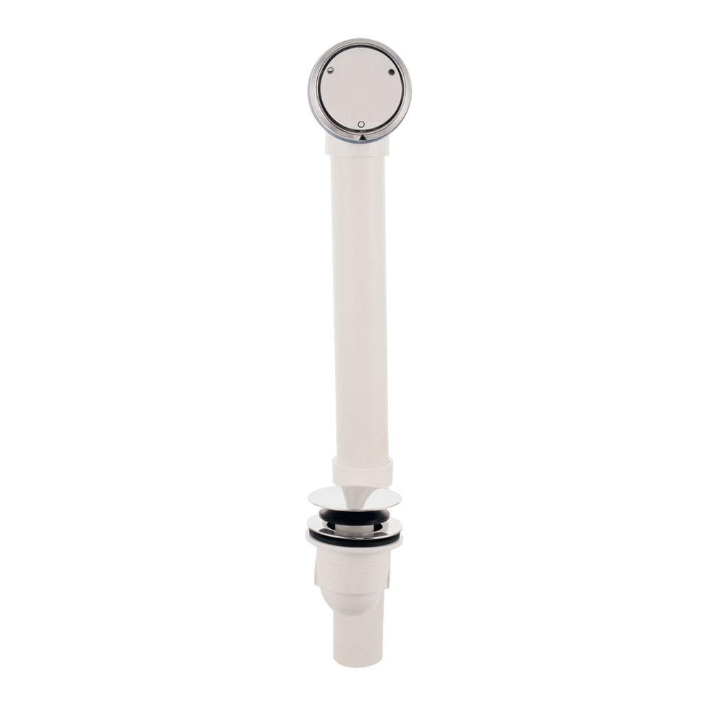 Bath Waste & Overflow with Patented Deep Soak Cover and Tip-Toe Drain Trim - Sch. 40 PVC, Polished Chrome price history on PriceWatchPro