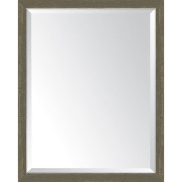 Melissa Van Hise Medium Rectangle Brown Beveled Glass Classic Mirror (25 in. H x 31 in. W)