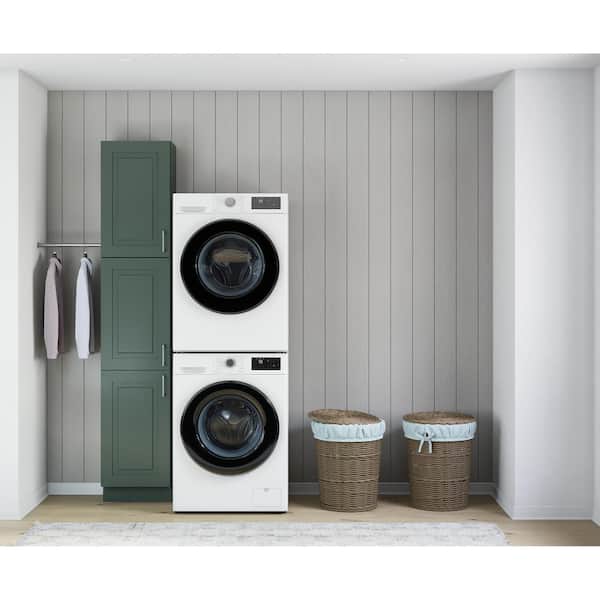 Greenwich Aspen Green Plywood Shaker Stock Ready to Assemble Kitchen-Laundry Cabinet Kit 12 in. x 94 in. x 41 in.