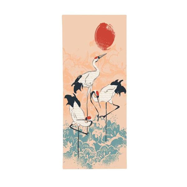 Trademark Fine Art 10 in. x 19 in. Cranes Canvas Art