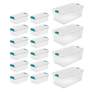 6-Qt. Storage Box Container (12-Pack), 106-Qt. Storage Box (4-Pack)