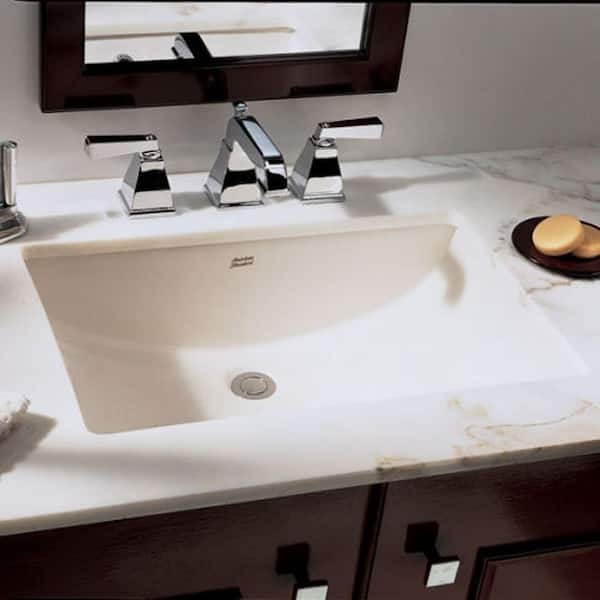 American Standard 0618.000.020 Studio Rectangular Undermount Bath Sink White 