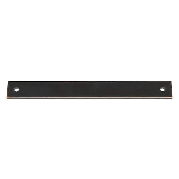 8 in. Squared Cabinet Backplate 7 in. Center to Center, 8342-178-ORB