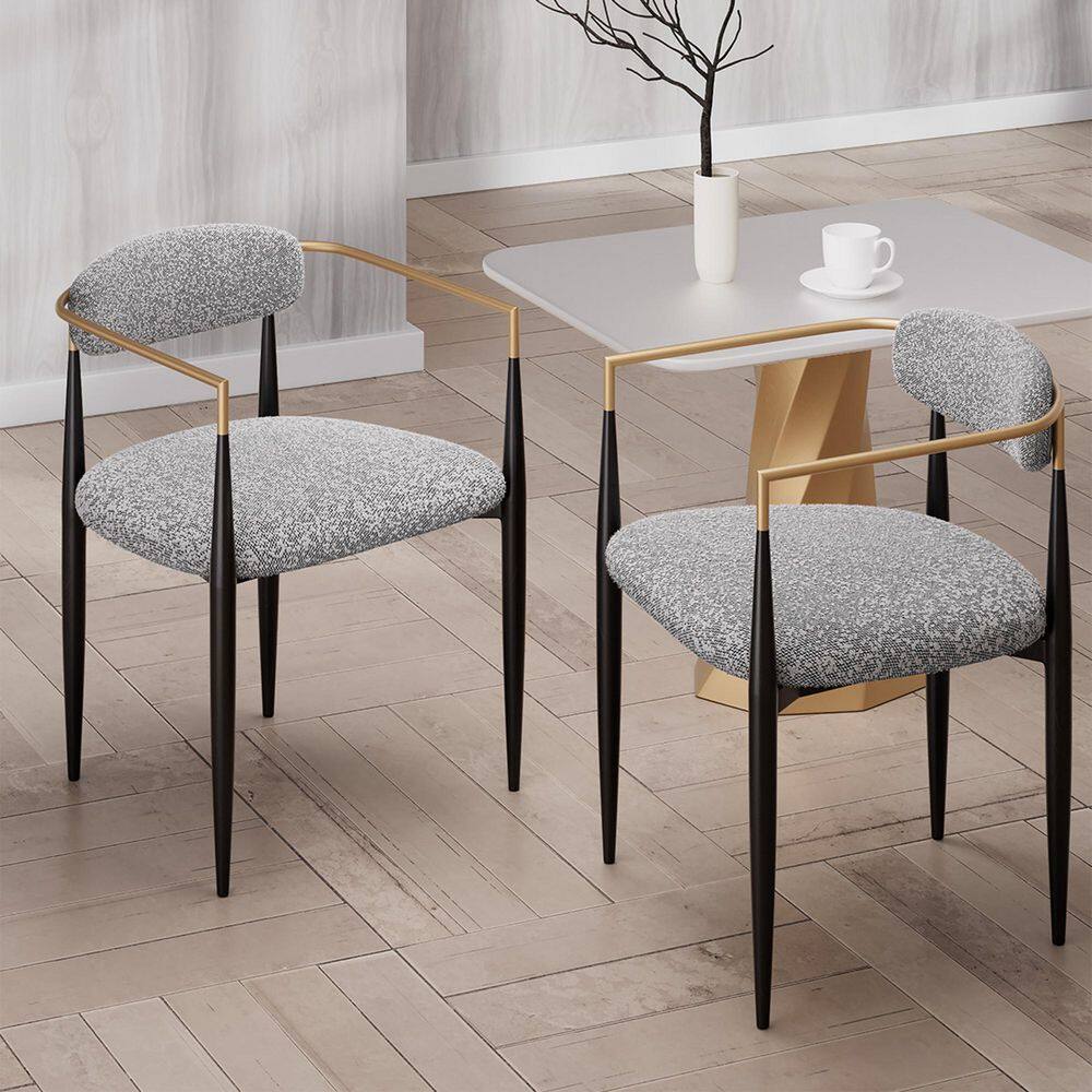 Morden Fort Modern Boucle Dining Chair (Open Box