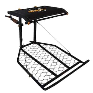 The Boss XL Wide Stance Hang on 1-Person Deer Hunting Tree Stand Platform