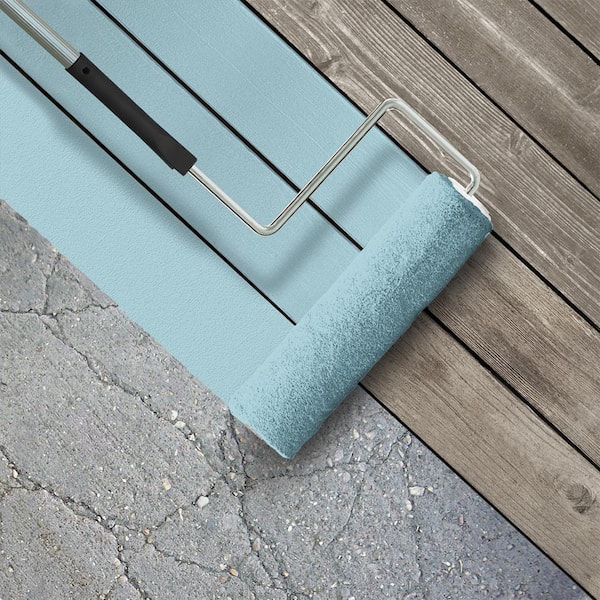 1 gal. #PFC-56 Pools of Blue Low-Lustre Enamel Interior/Exterior Porch and Patio Floor Paint