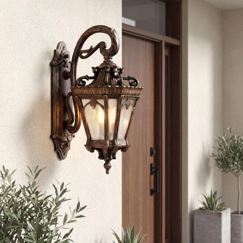 KICHLER Tournai 2-Light Londonderry Outdoor Hardwired Wall Lantern