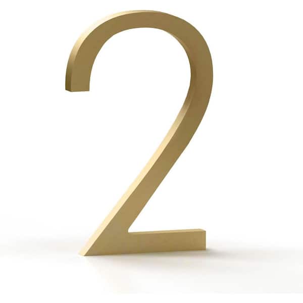 House Numbers for Outside - 5 in. Easy to Install Wall Mounted House Numbers for Address - Mounting Hardware Included