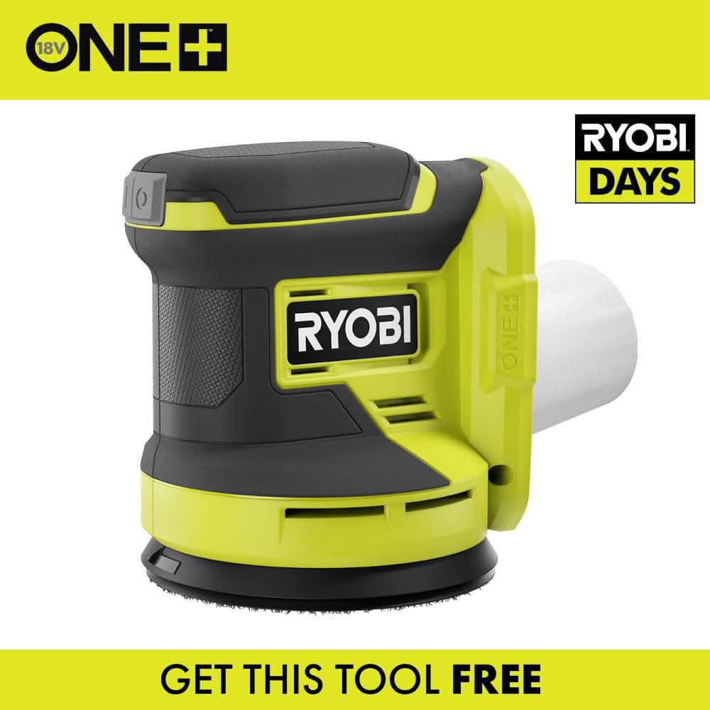 RYOBI ONE+ 18V Cordless 5 in. Random Orbit Sander (Tool Only) PCL406B - The Home Depot