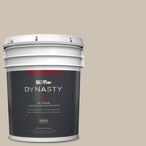 BEHR DYNASTY 5 gal. PPU508 Sculptor Clay Flat Exterior StainBlocking