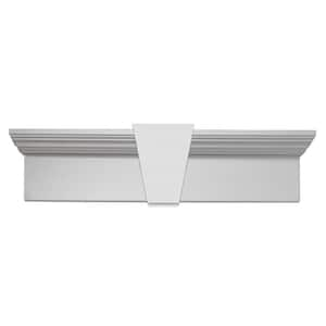 32 in. x 11 in. x 6 in. Polyurethane Window and Door Crosshead with Keystone