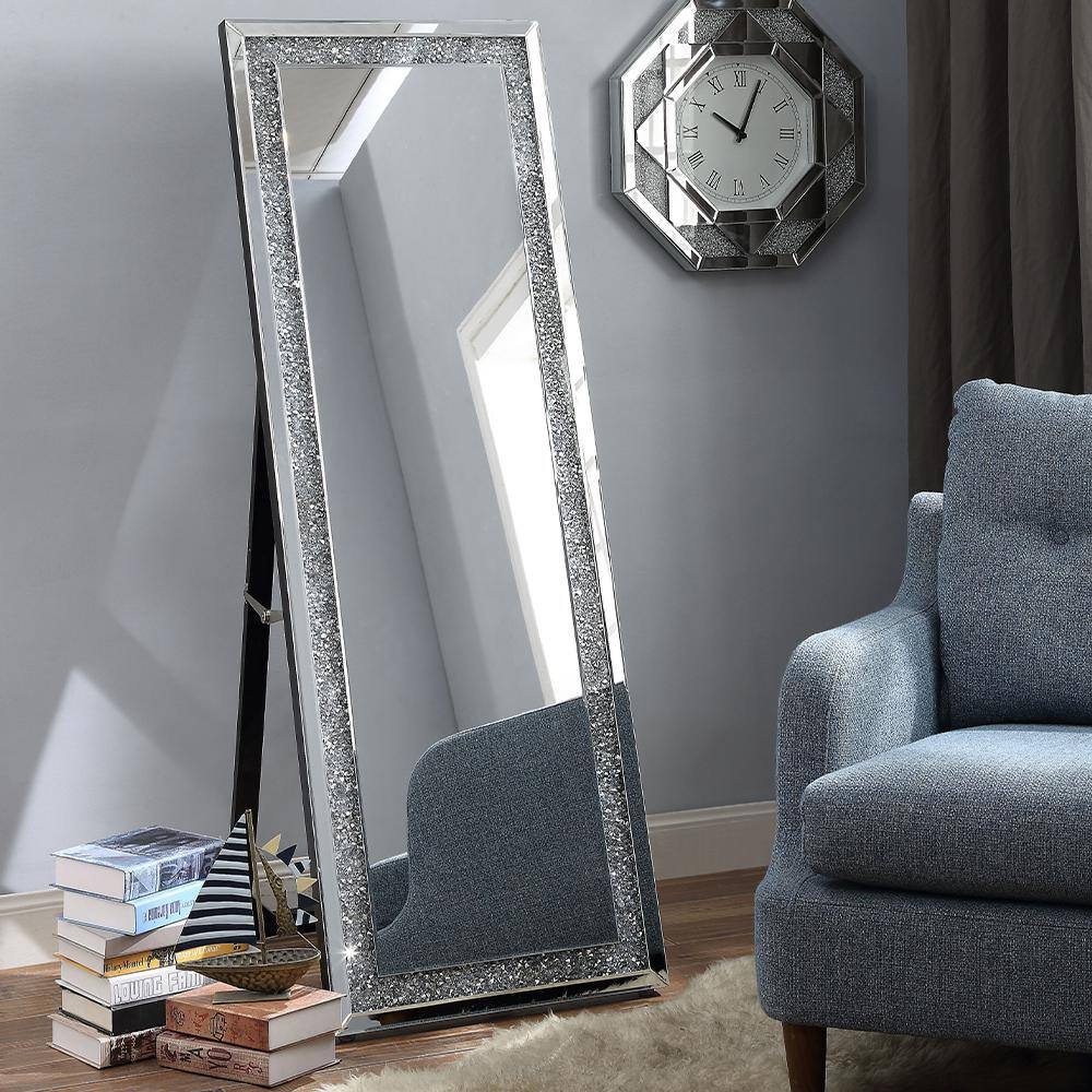 Noralie 63" Mirrored Freestanding Full-Length Floor Mirror