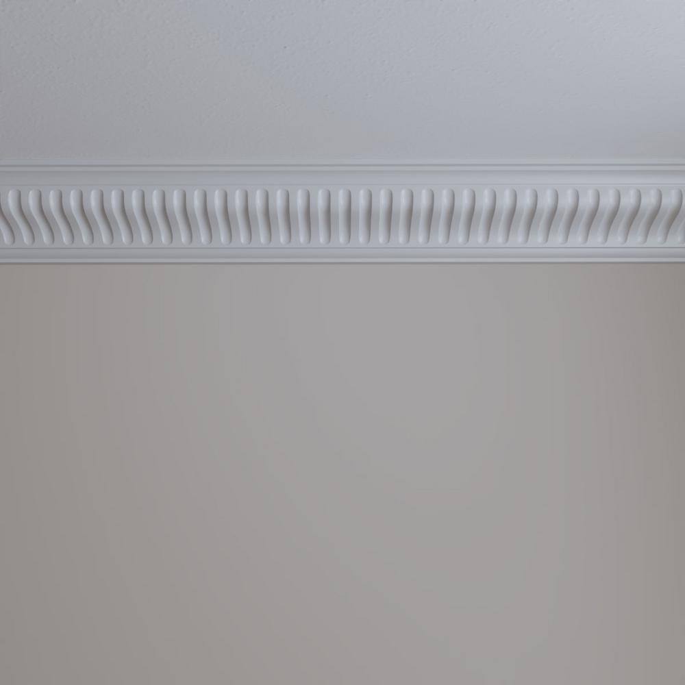 Linus White Polyurethane Crown Moulding 94.5"