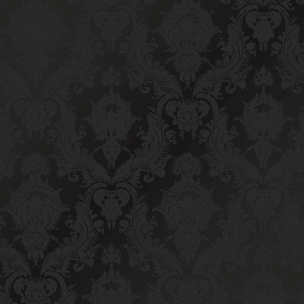 Tempaper Damsel Black Peel and Stick Wallpaper (Covers 28 sq. ft.) DAF10681  - The Home Depot