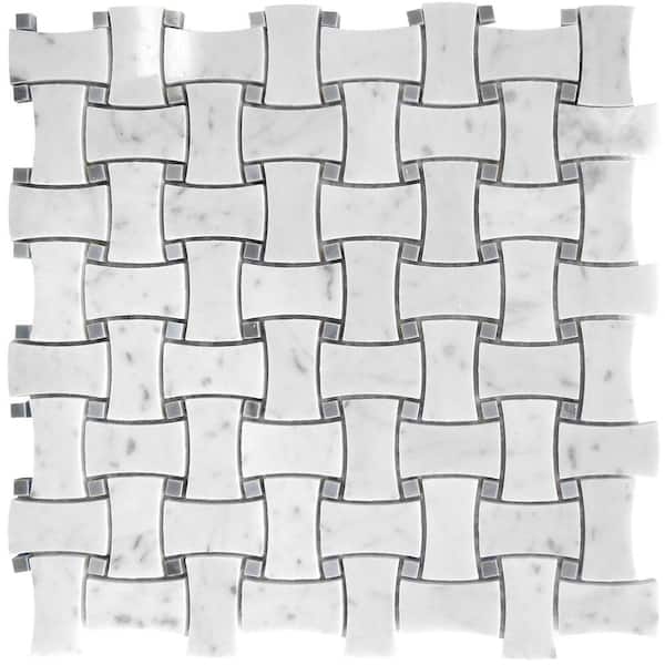 Apollo Tile (Sample) Grey 4-in x 4-in Polished Marble Floor and Wall Tile