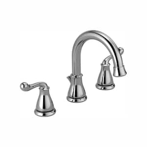 Delta Dulcet Brushed Nickel 2-handle Widespread WaterSense Bathroom Sink Faucet 