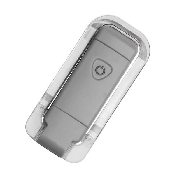 Flexible 5 Volt 25 Lumen Integrated LED Clamp Work Light Battery Operated 4.1 in. Tool Only in Gray