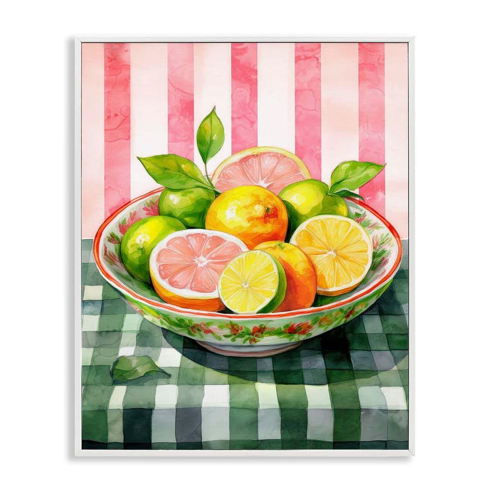 Mixed Citrus Bowl by Daphne Polselli White Framed Food Giclee Art Print 30 in. x 24 in. price history on PriceWatchPro