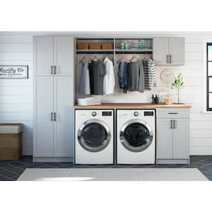 Installed Laundry Room Organization System