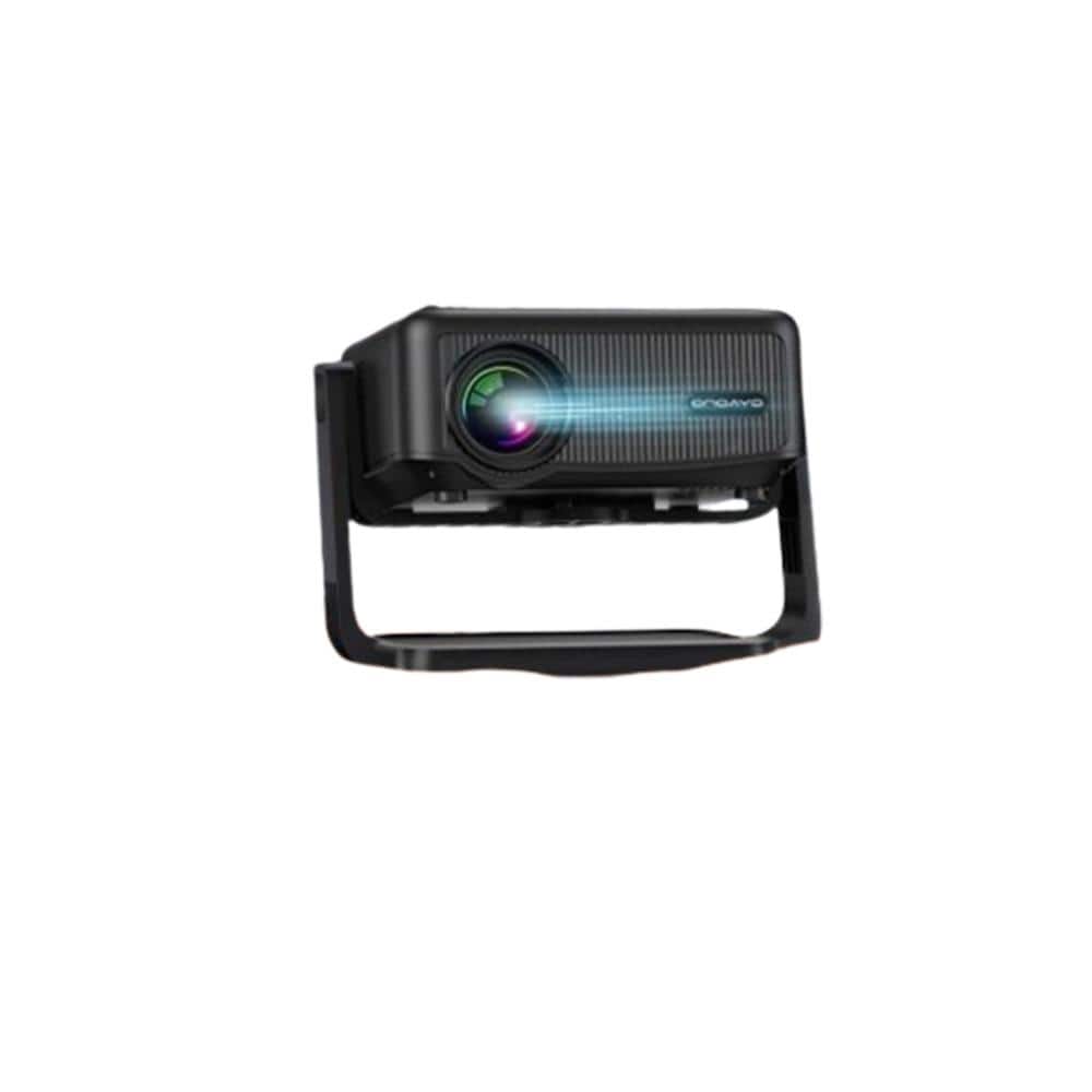 1920 x 1080 HD Auto Keystone Mini Portable Projector with 500 ANSI Lumens, WiFi And Bluetooth, Built-in Speaker, White -  Lukyamzn, SA17-227B135