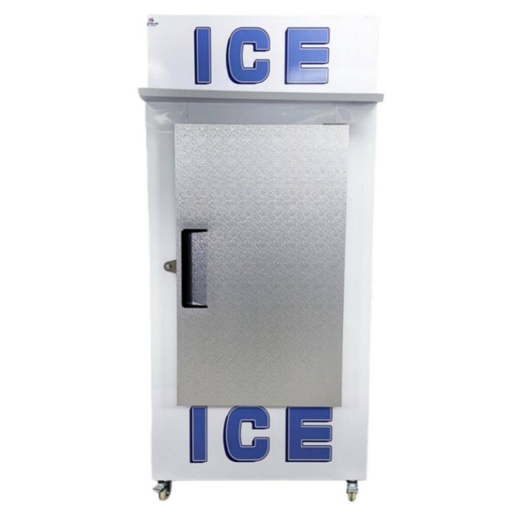 36in. 23 cu. ft. Commercial Auto / Cycle Defrost Upright Freezer Outdoor Ice Merchandiser Storage 100 Bags in White price history on PriceWatchPro
