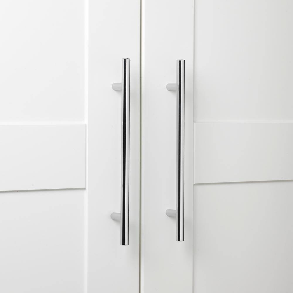 Polished Chrome 6-5/16" Modern Cabinet Bar Pulls Multipack