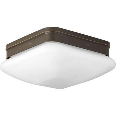 Progress Lighting Appeal Collection 2-Light Antique Bronze Flush Mount ...