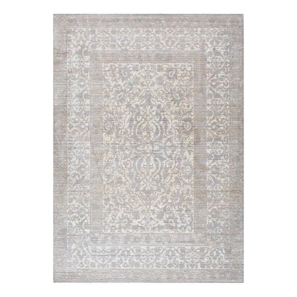 nuLOOM Siobhan Transitional Gray 9 ft. x 12 ft. Area Rug