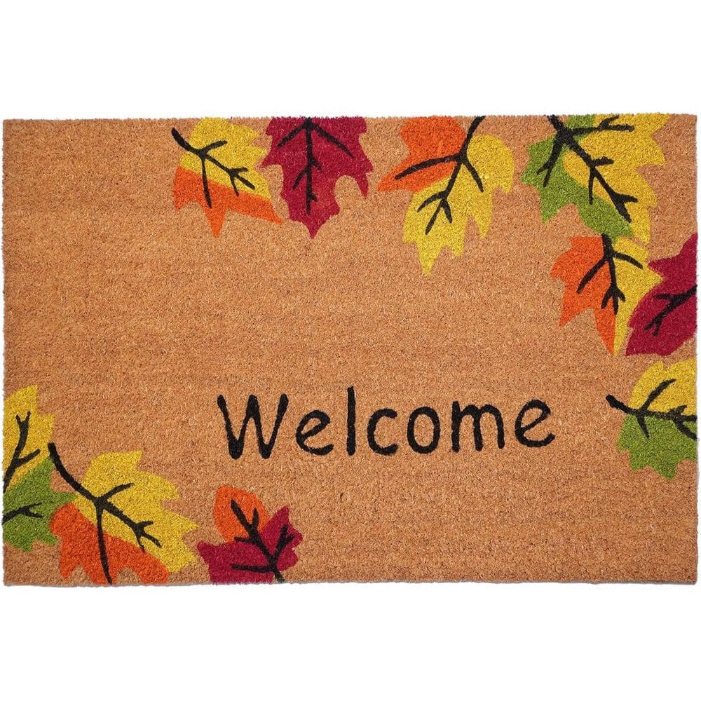 Multi-Colored 36 in. x 24 in. Coir Outdoor Door Mat price history on PriceWatchPro
