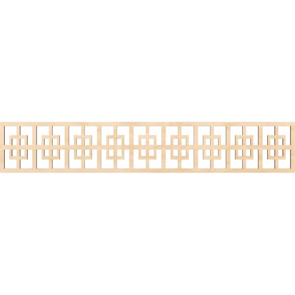 Cambridge Fretwork 0.25 in. D x 46.625 in. W x 8 in. L Birch Wood Panel Moulding price history on PriceWatchPro