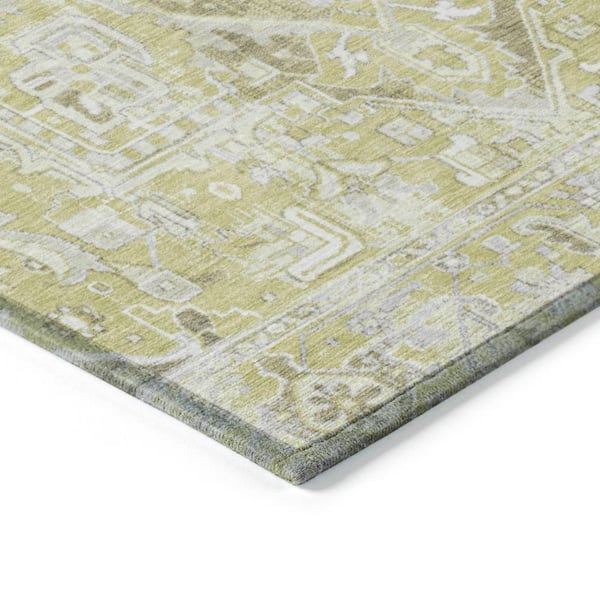 Chantille ACN570 Aloe 5 ft. x 7 ft. 6 in. Machine Washable Indoor/Outdoor Geometric Area Rug
