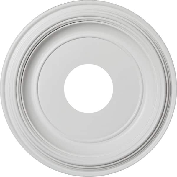 Ekena Millwork 1-1/4 in. P X 13 in. OD X 3-1/2 in. ID Traditional Thermoformed PVC Ceiling Medallion (Fits Canopies up to 7 1/2")
